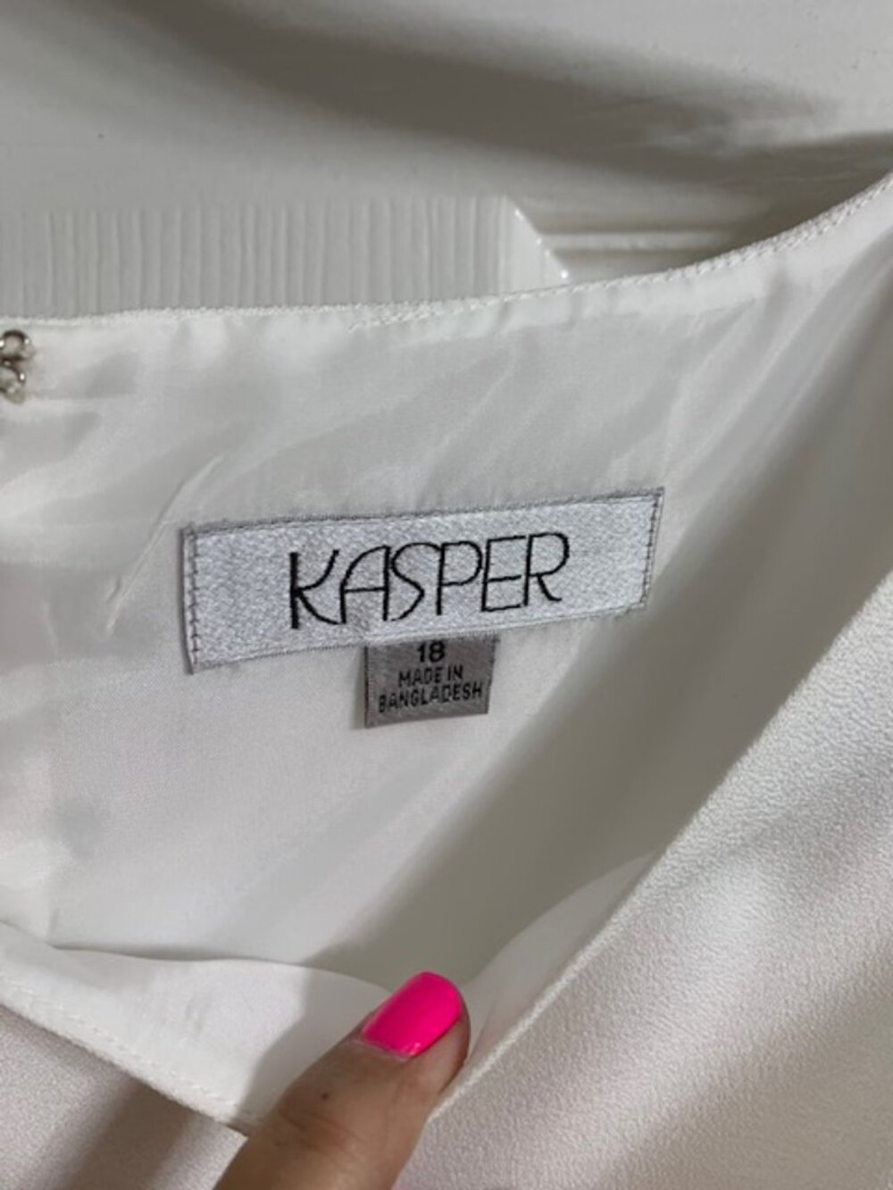 Kasper Brand Women's Sleeveless Dress, Size 18 (NWT) - Picture 3 of 4